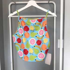 NWT KORTNI JEAN “ squared up” swim top